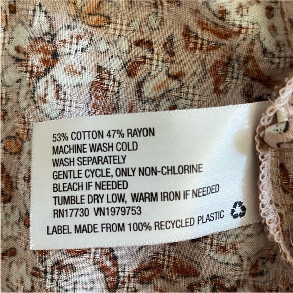 Universal Thread Pink Floral Tiered Midi Dress XS - Picture 7 of 7